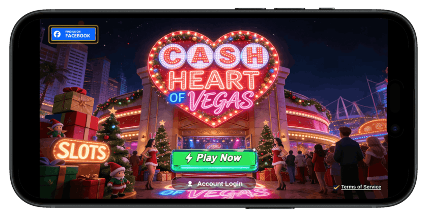 Cash Heart of Vegas Mobile App